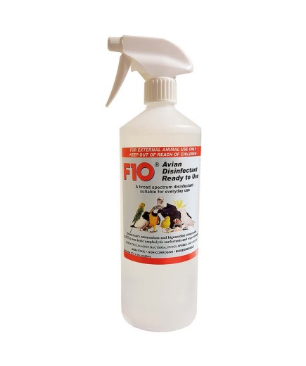 F10 Avian Disinfectant Ready to Use Spray 1 Litre