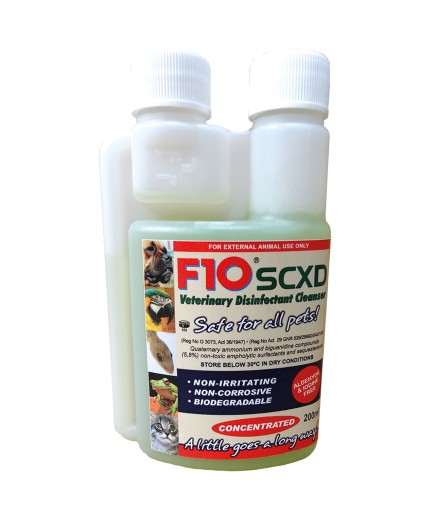 F10 SCXD Veterinary Disinfectant Cleanser 200ml