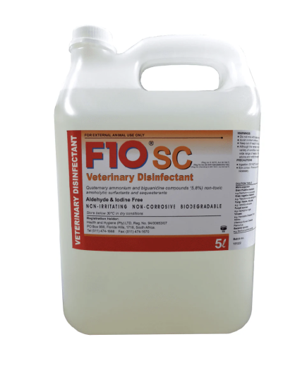 F10 SC Veterinary Disinfectant 5 Litre