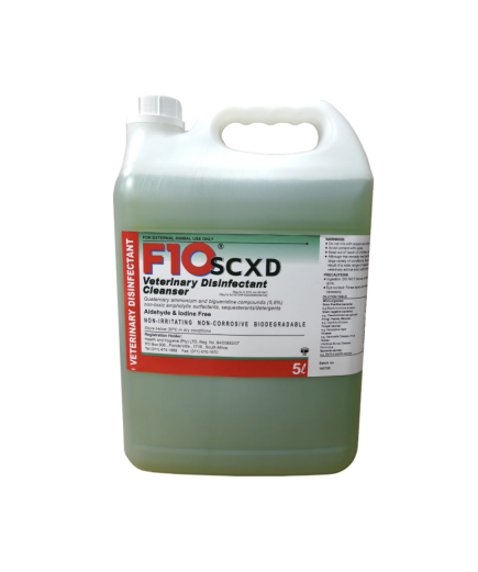 F10 SCXD Veterinary Disinfectant Cleanser 5 Litre